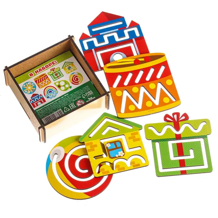 Трафареты для рисования Лесная мастерская &laquo;Простые рисунки&raquo;