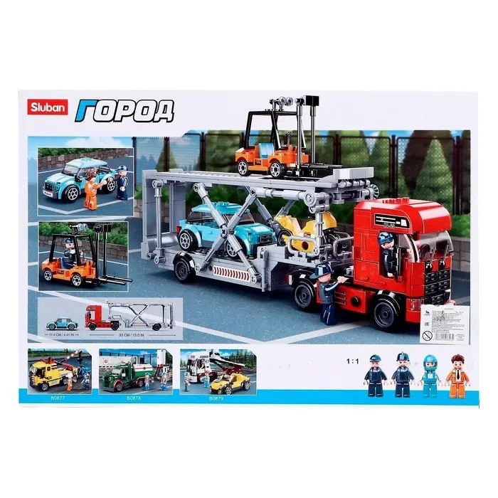 Конструктор Sluban &laquo;Город. Автовоз&raquo;, 542 детали