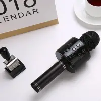 Микрофон для караоке Luazon LZZ-56, WS-858, 1800 мАч, чёрный