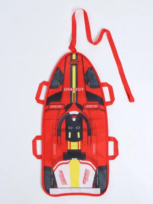 Ледянка &laquo; #1&raquo; Snow Cat, 90&times;40 см, толщина 1 см, с тросом, красная