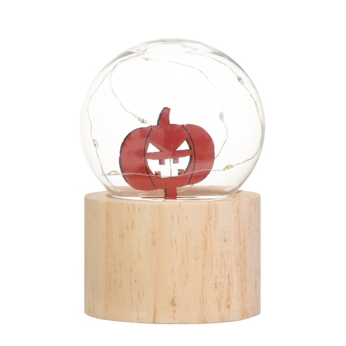 Ночник «Шар-тыква» LED 3хAG10 шар 8см 6,5х6,5х11,5см Ночник «Шар-тыква» LED 3хAG10 шар 8см 6,5х6,5х11,5см