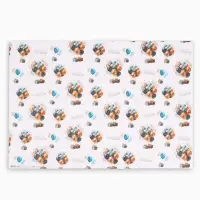 Бумага упаковочная &laquo;С днём рождения&raquo;, глянец, 70&times;100 см, 1 лист