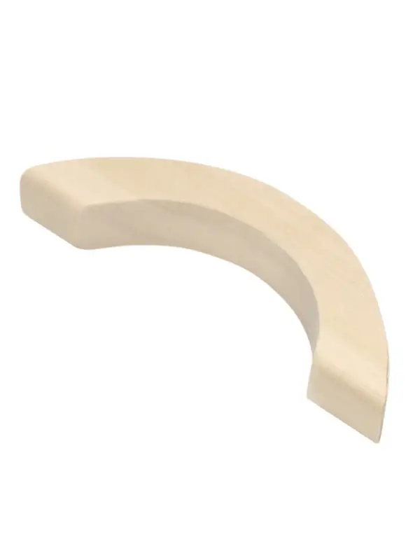 Ручка для бани и сауны, 19&times;6&times;2.5 см, деревянная