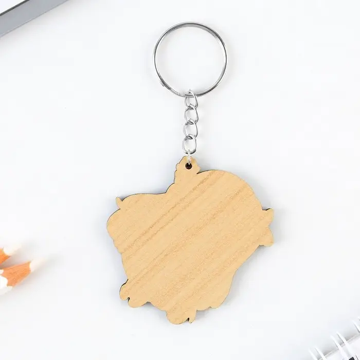 Брелок для ключей аниме «Девочка» деревянный