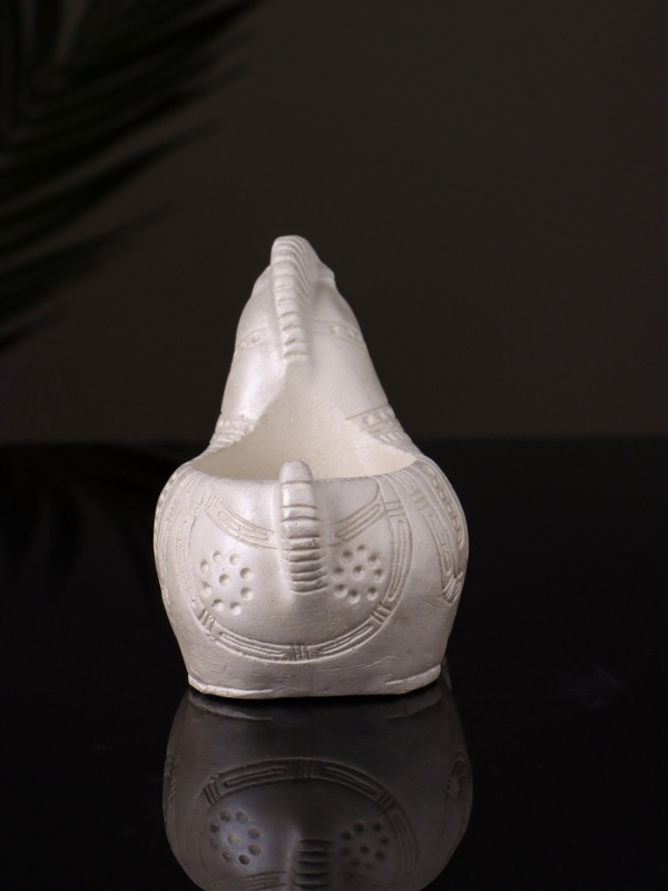 Кашпо Кашпо "Лошадка с орнаментом" 8х9х6 см, перламутр