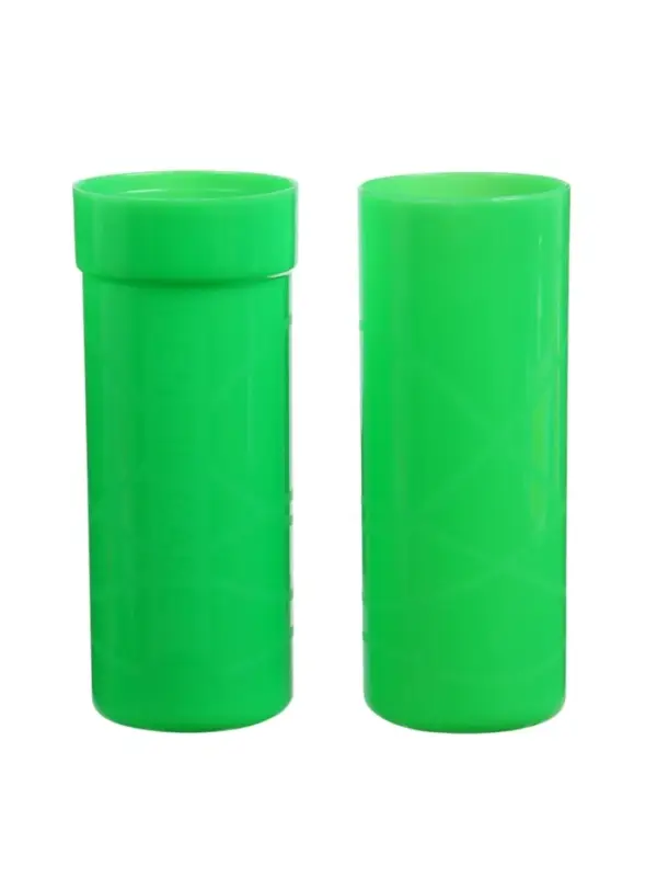 Пенал - тубус Calligrata, 40&times;195 мм, пластиковый, зеленый