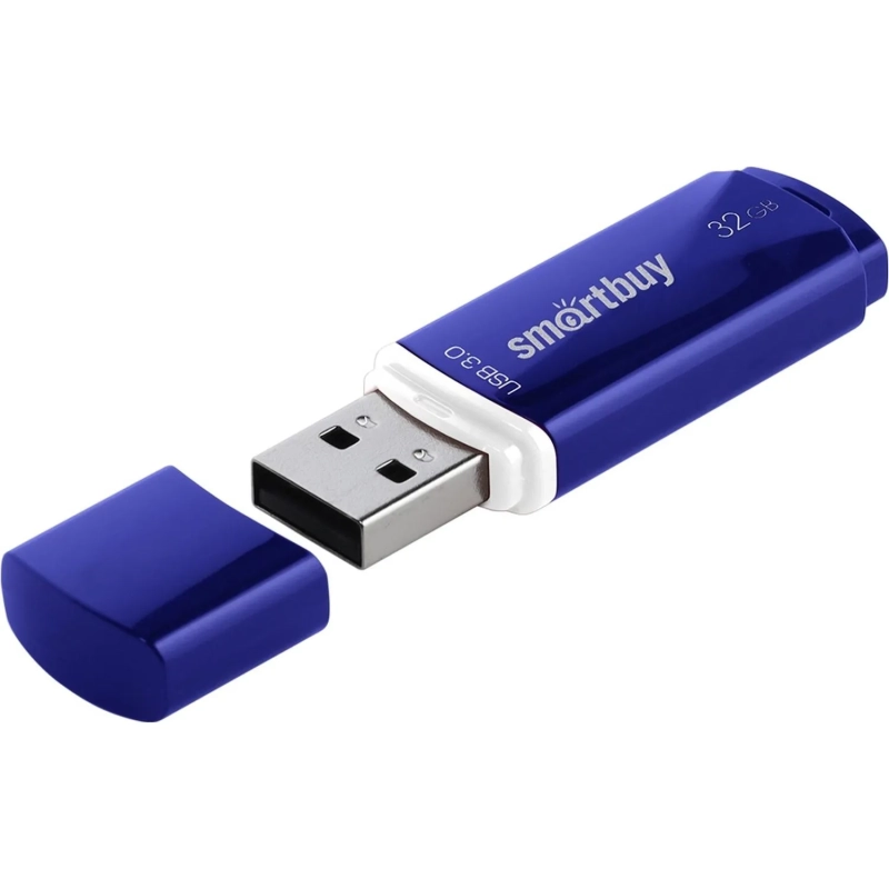 Флеш-память Smartbuy UFD 3.0 32GB Crown Blue (SB32GBCRW-Bl) - [bulk