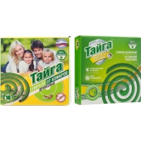 Средство от насекомых Тайга спирали от комаров древесные 10 шт/уп