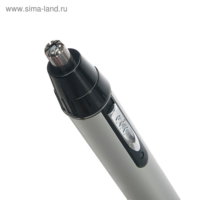 Триммер для волос Luazon LTRI-09, для носа/ушей, 2 насадки, АКБ, серый Триммер для волос Luazon LTRI-09, для носа/ушей, 2 насадки, АКБ, серый