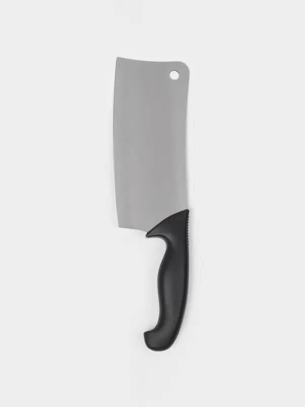 Топорик кухонный для рубки мяса Sharp, лезвие 17.8 см, нержавеющая сталь, чёрная ручка