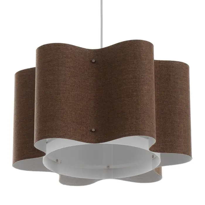 Светильник подвесной BayerLux &laquo;Лаура&raquo;, Е27 15 Вт, шоколадный, 52&times;52&times;26-126 см