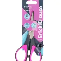 Ножницы ErichKrause Standard+, 15 см, антискользящие резиновые вставки, улучшенная заточка, блистер, МИКС