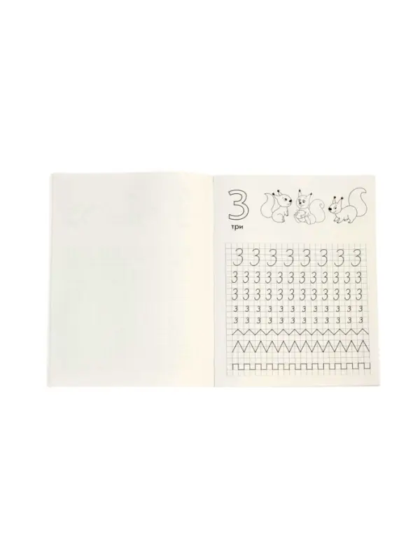 Книга-тренажер "Пишем цифры", Белых В.А., 2025