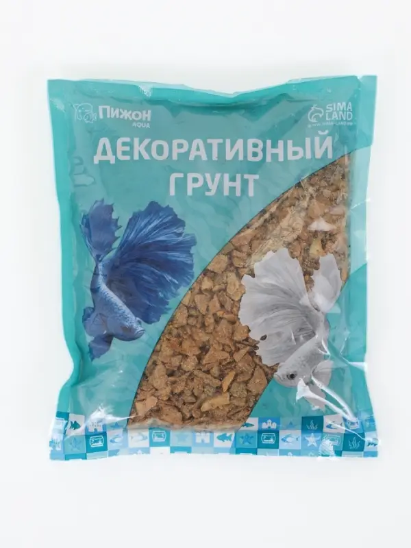 Декоративный грунт &laquo;Пижон Аква&raquo;, фр. 5-10 мм, златолит, 800 г