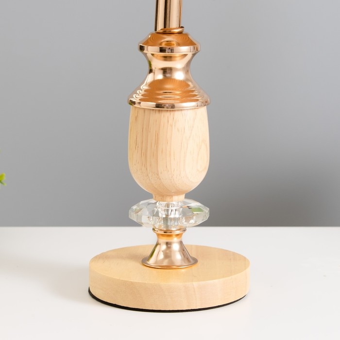 Настольная лампа Настольная лампа "Ситара" Е27 40Вт золото 23х23х43 см RISALUX