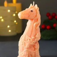 Свеча Символ Года "Лошадь", 12х6х4,5 см рыжая Свеча Символ Года "Лошадь", 12х6х4,5 см рыжая