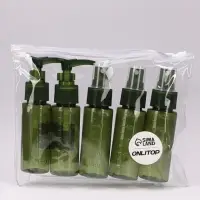 Набор для хранения, в чехле, 6 предметов, с разметкой, зелёный