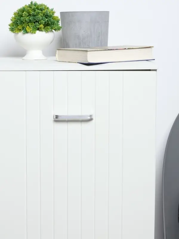 Ручка-скоба мебельная LIGHT РС108 (РС96CP), м/о 96 мм, цвет матовый хром