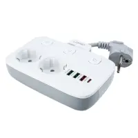 Сетевой фильтр на 2 розетки + 3 USB 2500W SC2435 LDNIO