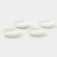 Соусники Доляна White Label, набор 4 шт., 50 мл, фарфор, белые
