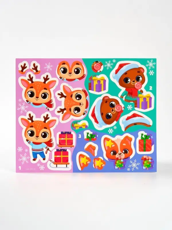 Набор для творчества - создай объемные елочные игрушки Набор для творчества - создай объемные елочные игрушки