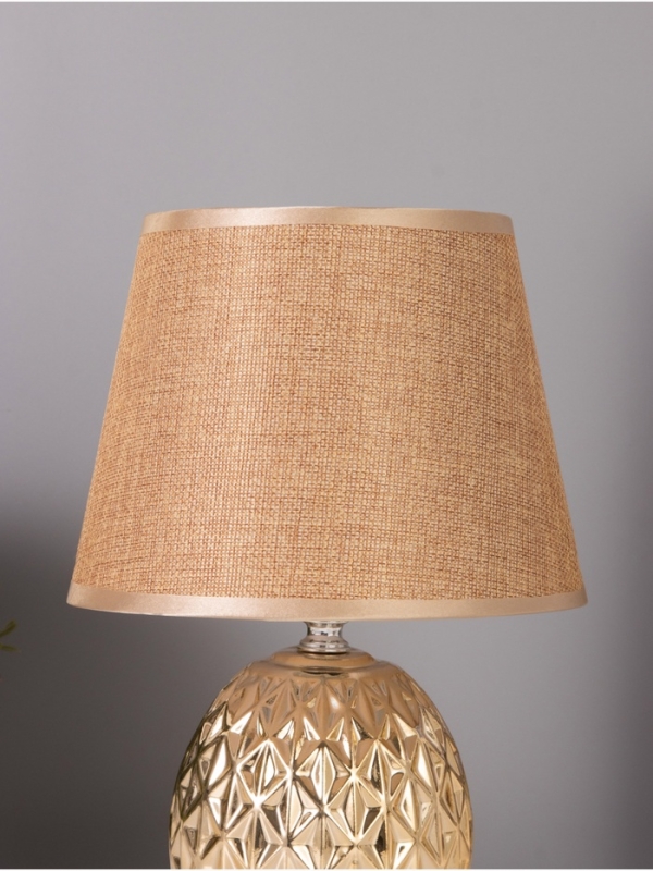 Лампа настольная Лампа настольная "Клео" 40Вт Е14 золото 19х19х27см