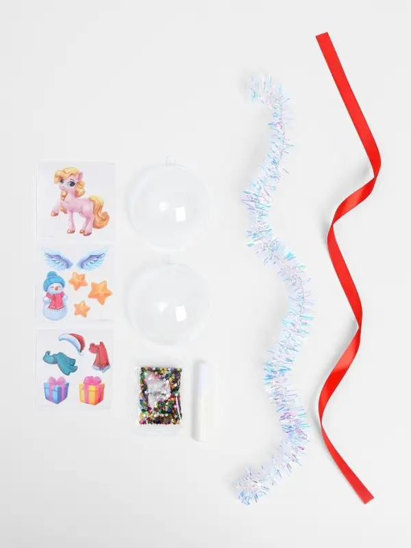 Набор для творчества «Новогодний шар-персонаж »Лошадка« Набор для творчества «Новогодний шар-персонаж »Лошадка«