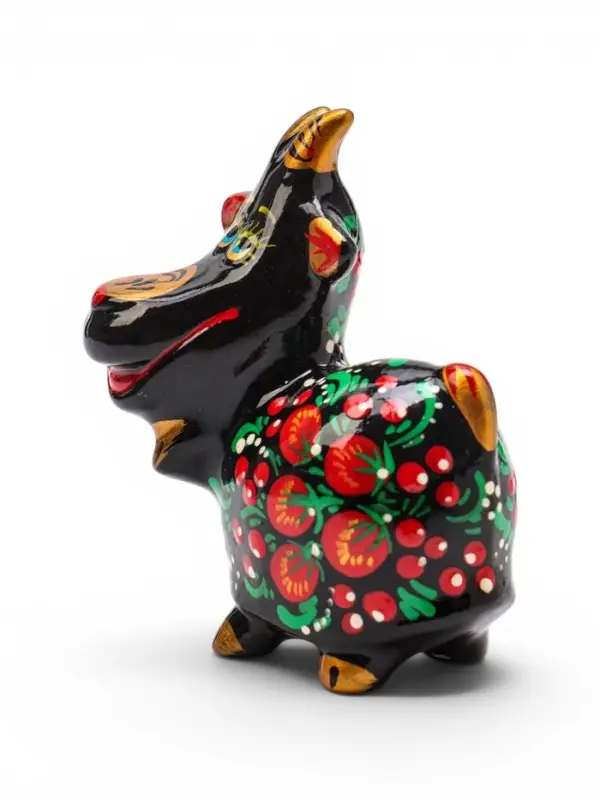 Сувенир фарфоровый &laquo;Коза Дереза&raquo; 6.5&times;8&times;4.5 см, хохлома