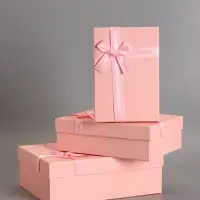 Наборок коробок 3 в 1 прямоугольные 33.5*25*11.5 29*21*9 24.5*17*6.5 см