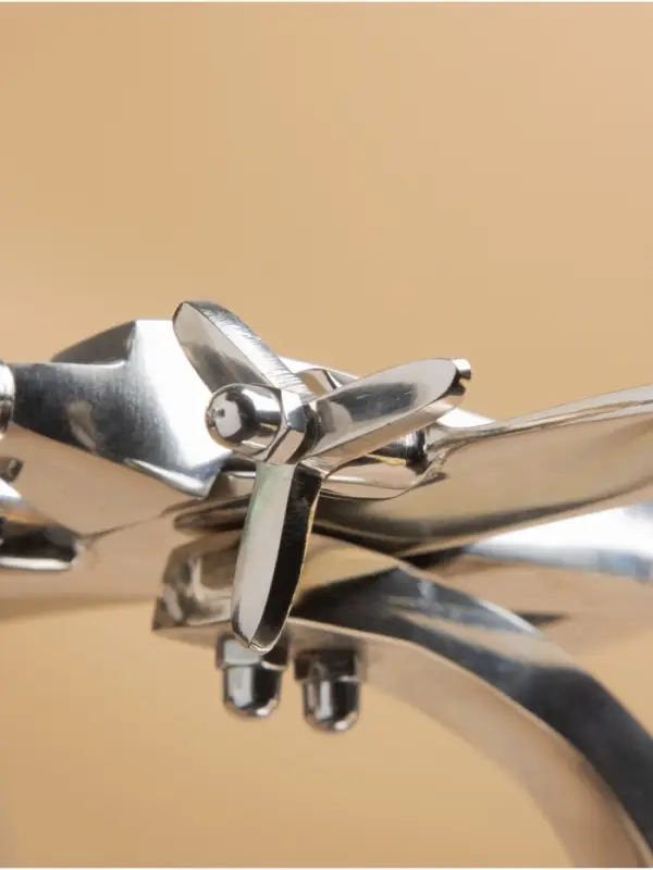 Лупа настольная &laquo;Самолёт&raquo;, 15&times;23&times;12.5 см, алюминий