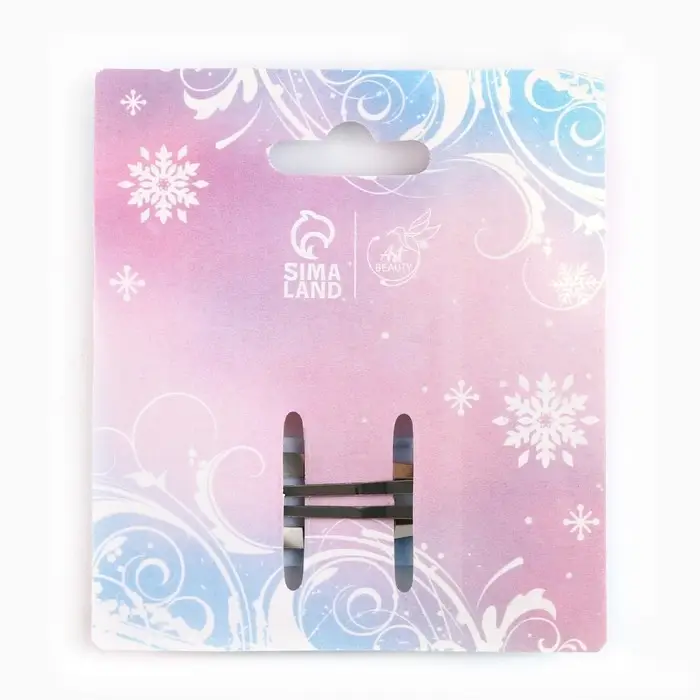 Заколка для волос новогодняя «Котик», 5,3 х 1,8 см