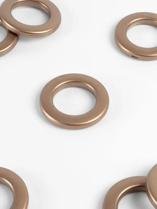 Люверсы для штор, d=3.4/5.5 см, 10 шт., цвет бронзовый