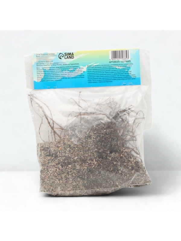 Флокс «Крем де ля Крем» корневище в пакете с торфогрунтом, р-р I, 2 шт.