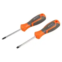 Набор отвёрток 2пр. (SL5x75mm, PH1x75mm), пласт.подвес