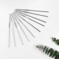 Набор крючков для вязания, d=1-1.9 мм, 12 см, 10 шт.