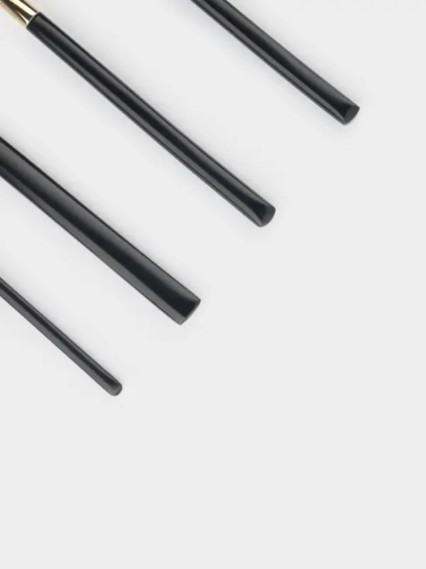 Столовые приборы Magistro &laquo;Версаль&raquo;, 4 предмета, нержавеющая сталь, золотистые, чёрные