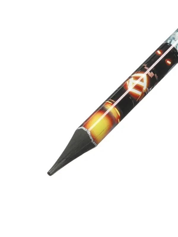 Карандаш чернографитный ErichKrause Mine Block трехгранный, с ластиком HB, в тубусе, МИКС