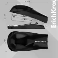 Степлер Mini №10 15 л ErichKrause Compact Classic, чёрный