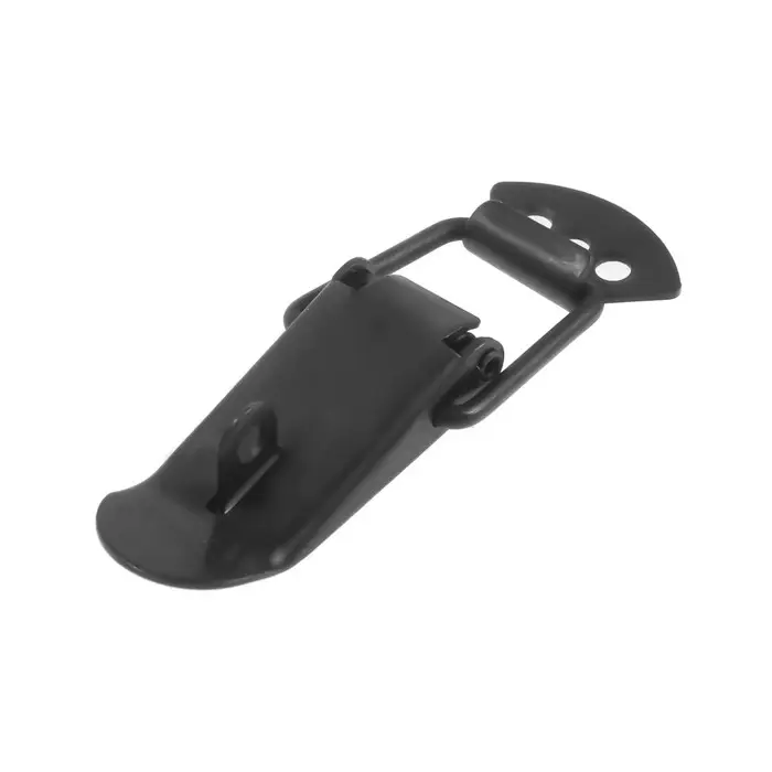 Замок-защелка на ящик, 5.5 см, железный, черный, с проушиной,10 шт.