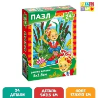 Пазл детские сказки «Буратино», 24 элемента