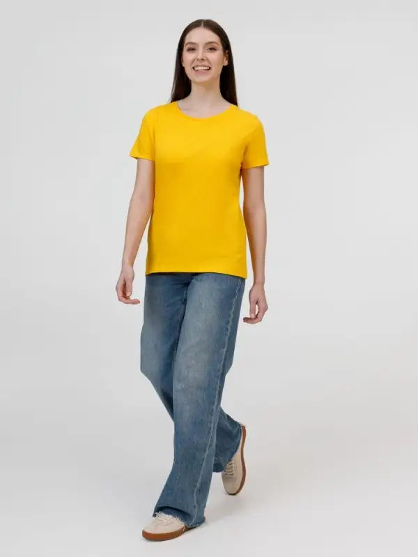 Футболка E190 женская белая, размер XXL