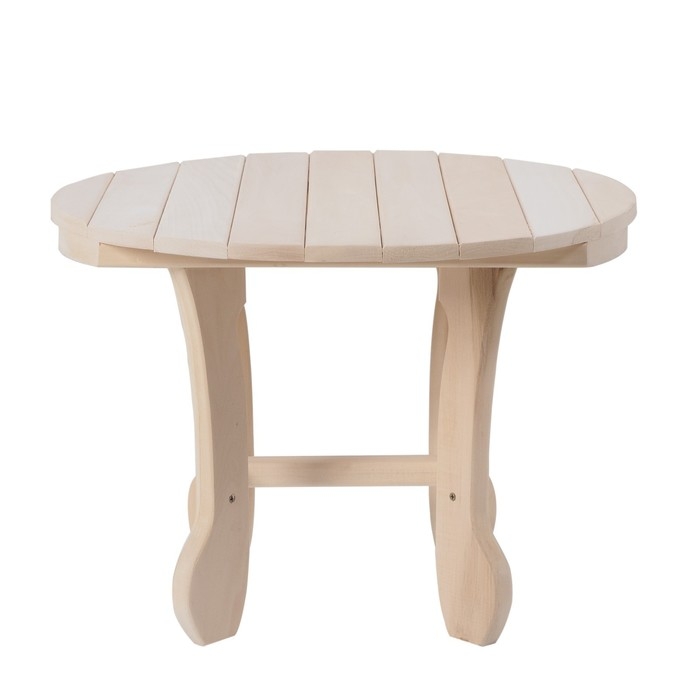 Столик журнальный, 60×60×45см, из липы, круглый