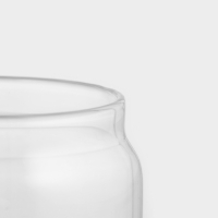 Банка стеклянная для сыпучих продуктов с деревянной крышкой Magistro Village, 450 мл, 9&times;10 см