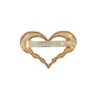 Заколка - автомат для волос QF &laquo;Биатрикс&raquo; сердце, 6.5 см, золото
