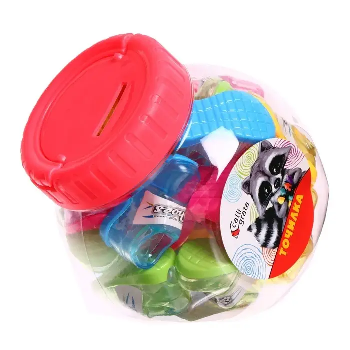 Точилка с контейнером «Кроссовки», МИКС Точилка с контейнером «Кроссовки», МИКС