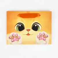 Пакет подарочный &laquo;Котик&raquo;, 19.5&times;14.5&times;8.5 см