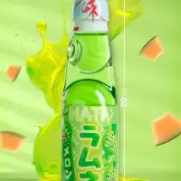 Напиток газированный Ramune со вкусом дыни, 200 мл
