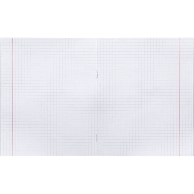 Тетрадь в зеленом офсете 24 л., клетка, штука, внутр.блок 100% белизна