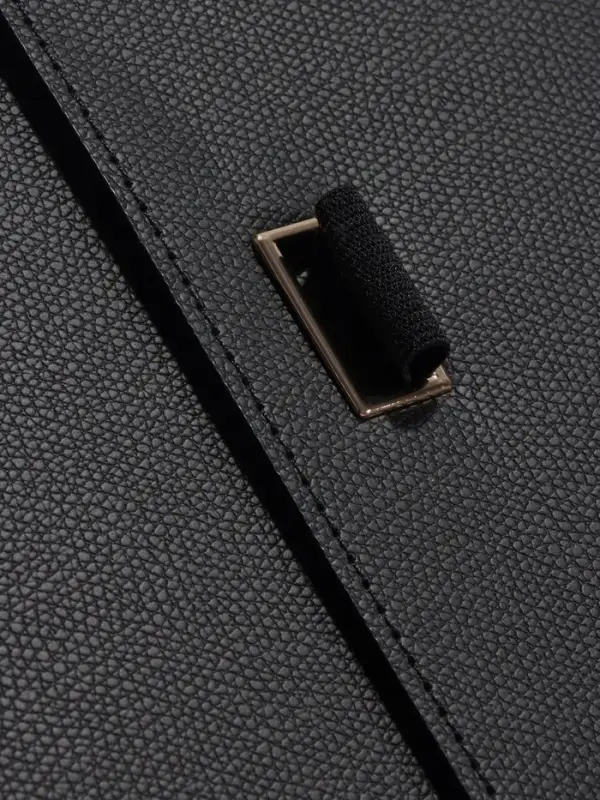 Органайзер на кольцах, А5, с клапаном, 80л, линия, к/зам, с ручкой, Черный Органайзер на кольцах, А5, с клапаном, 80л, линия, к/зам, с ручкой, Черный