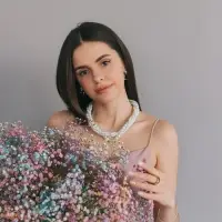 Бусы &laquo;Жгут&raquo;, с жемчугом, шар №6.10, белые, L=45 см